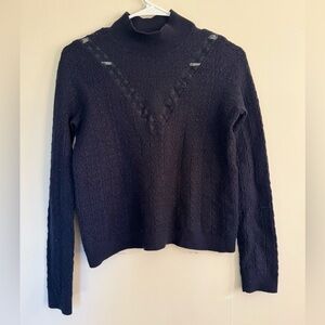 Sezane Navy Anneli Sweater / Wool sweater